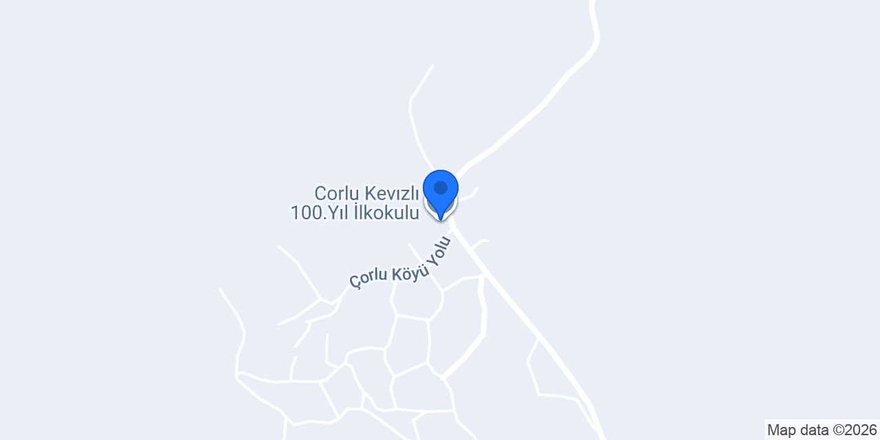 Corlu Kevızlı 100.yıl İlkokulu konumu