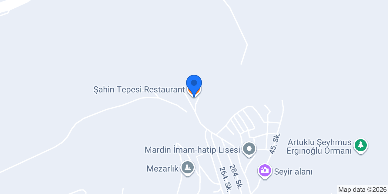 Şahin Tepesi Restaurant konumu