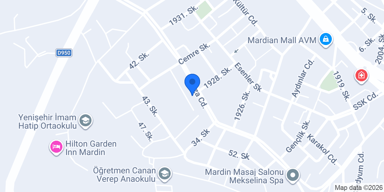 Safir Perde konumu