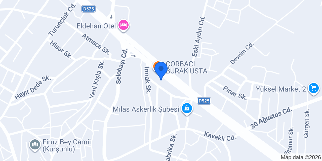 Karaca Otomotiv konumu