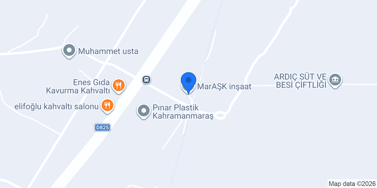 MarAŞK inşaat konumu
