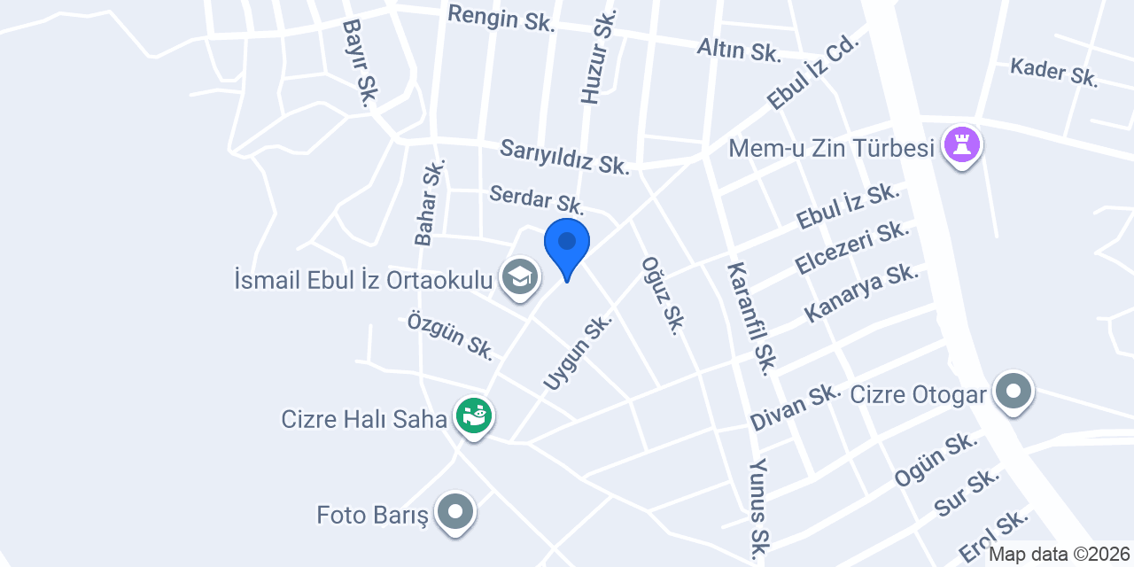 Cizre Genç Ofis konumu