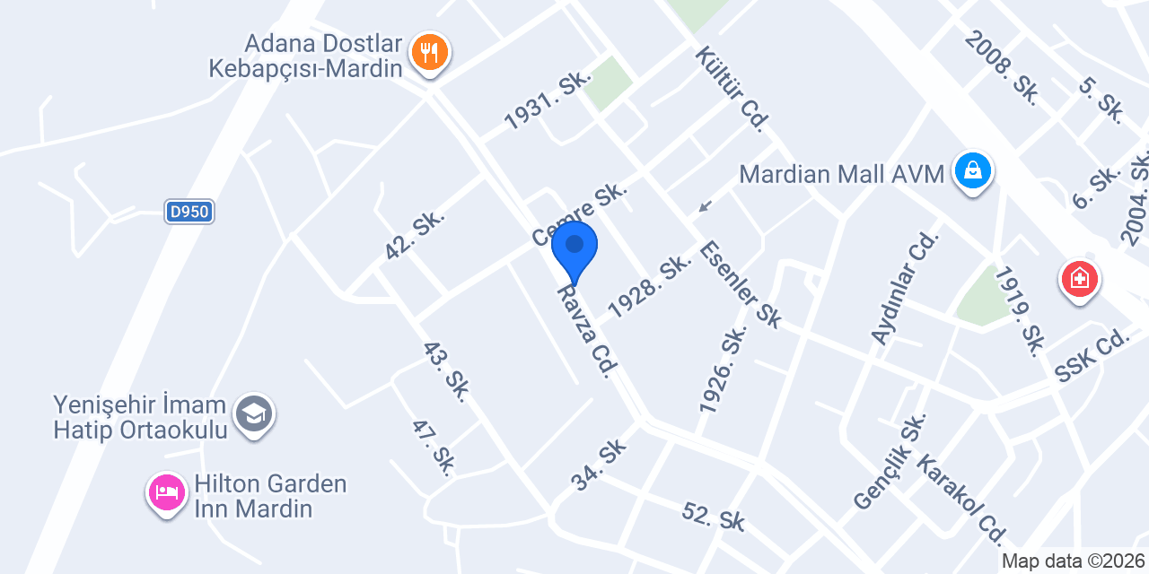 Kajun Mardin konumu