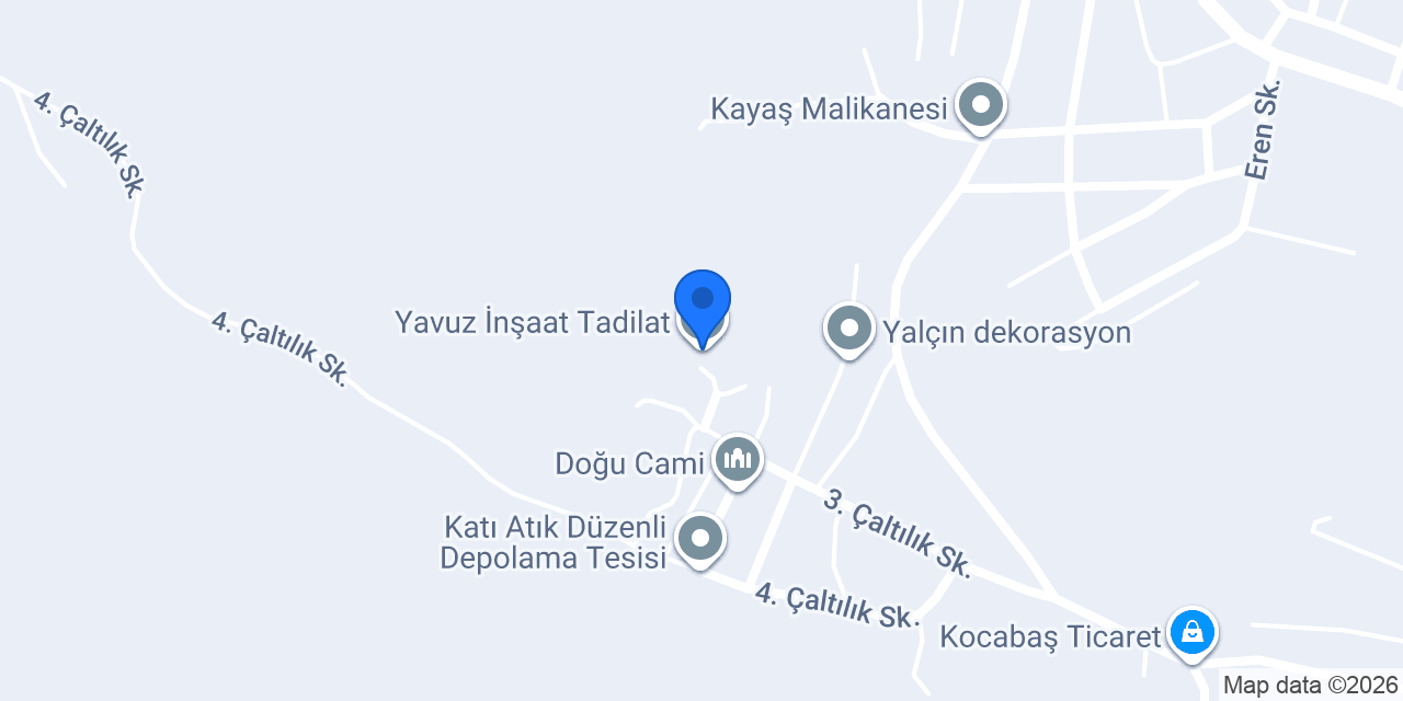 Yavuz İnşaat Tadilat konumu