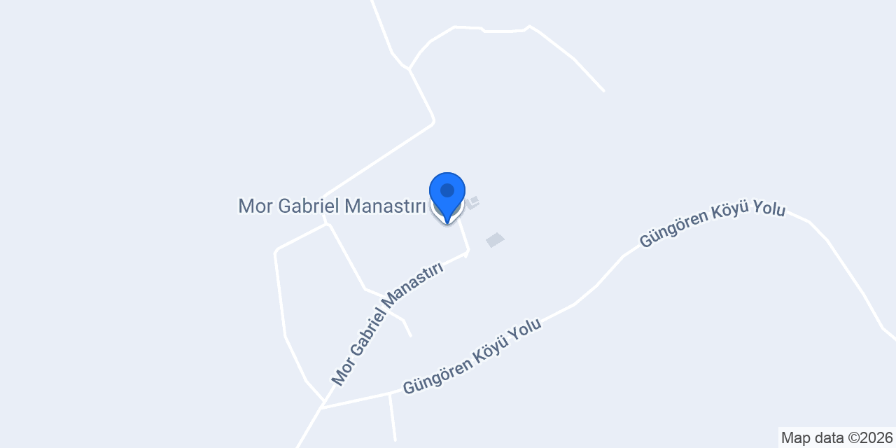Mor Gabriel Manastırı konumu
