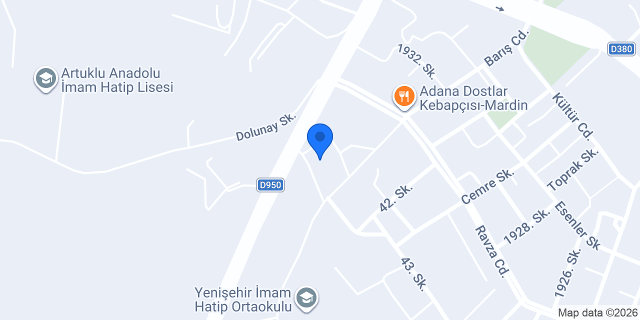Ortadoğu Yapı Merkezi Yapı Kimyasalları konumu