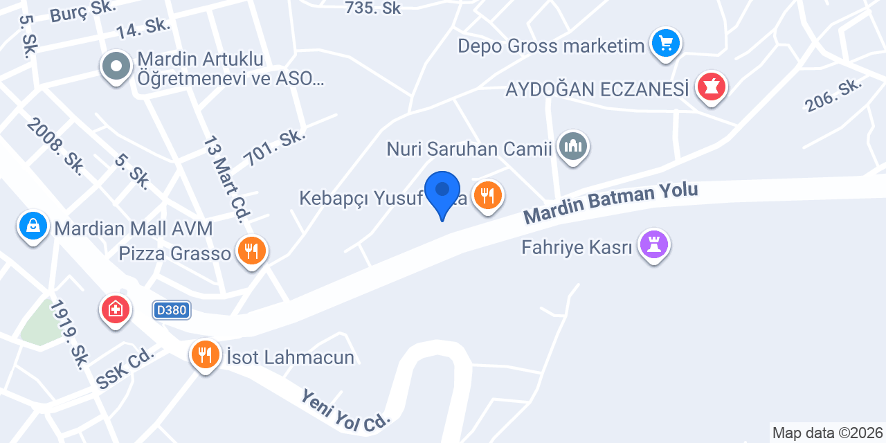 LastikPark - Patır Oto konumu