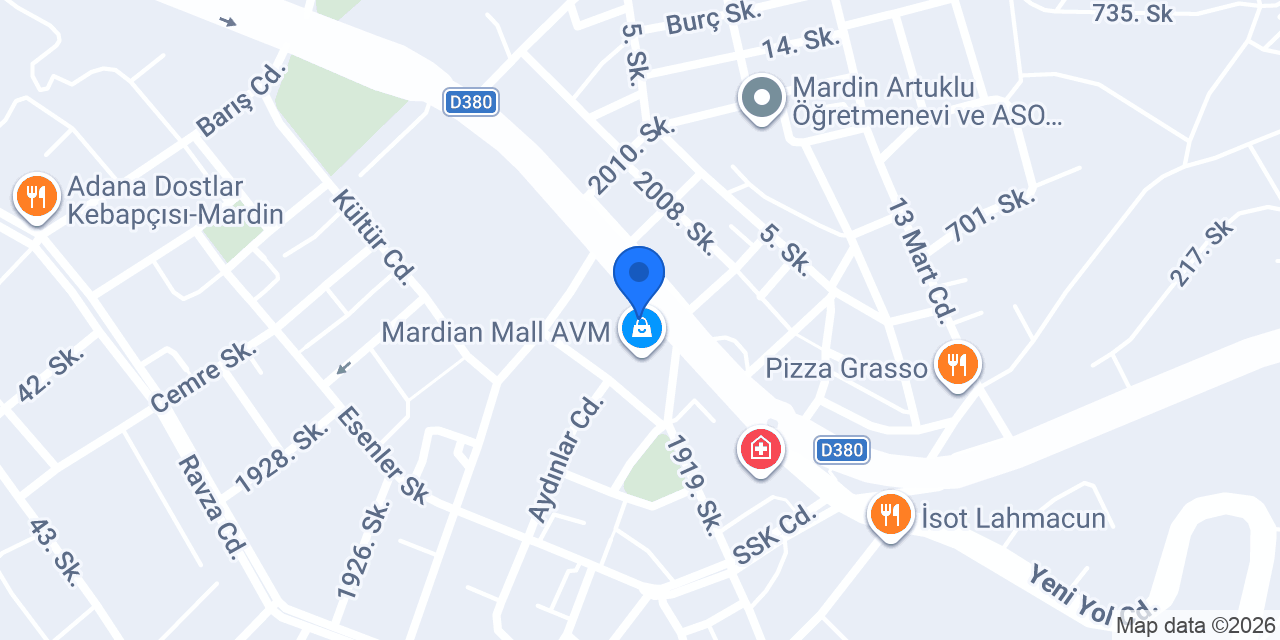 BENZGARAGE MARDİAN konumu