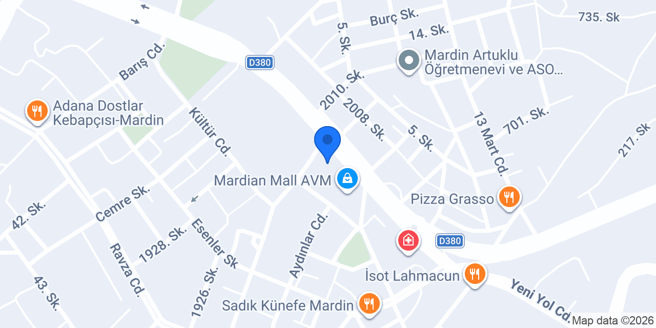 Mardin Taksi konumu