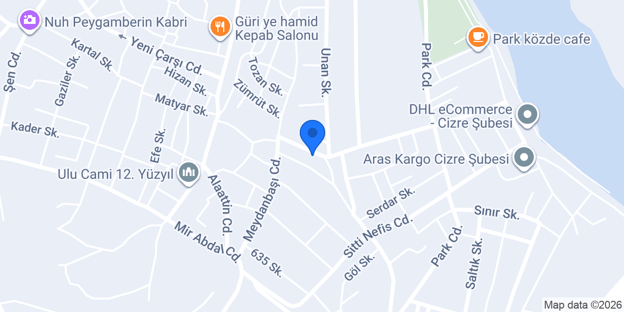 Baran Mobilya & Dekorasyon konumu