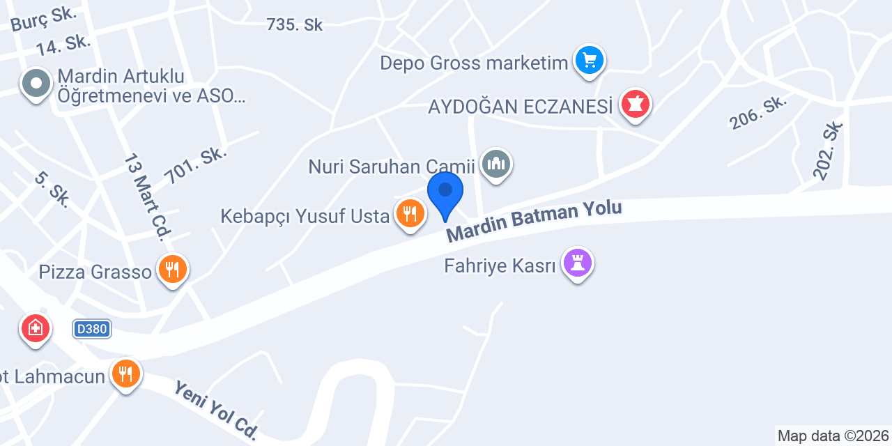 Güven Teknik Yapı Market konumu
