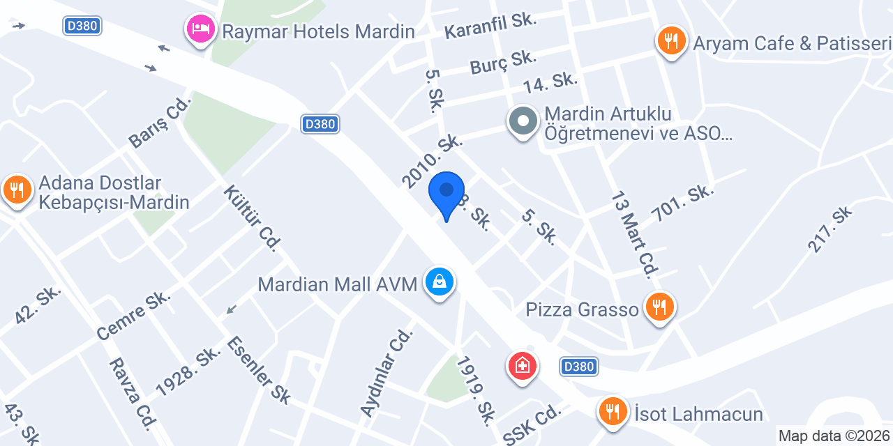 Mardin Seyahat konumu