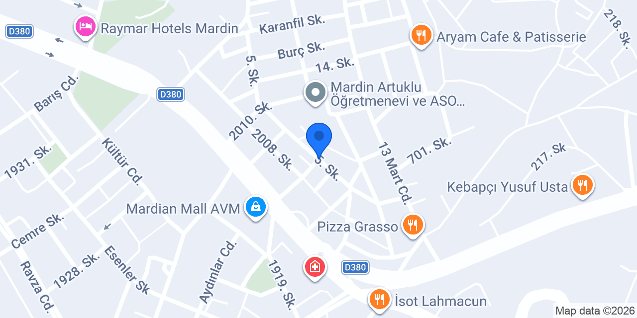 Zenda Dekor Evi konumu