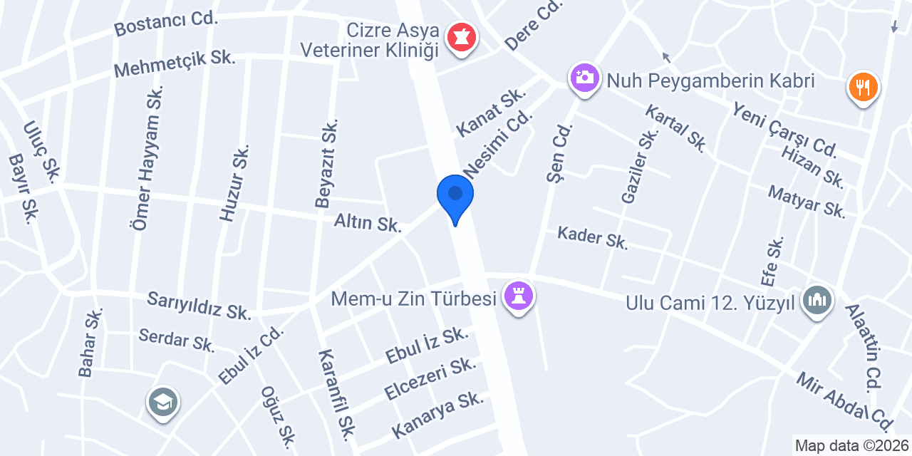 UMUT RENT A CAR konumu