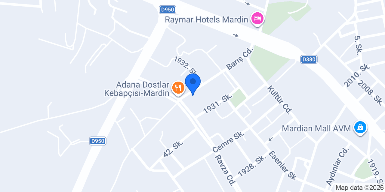 Mardin Marka Tescil konumu