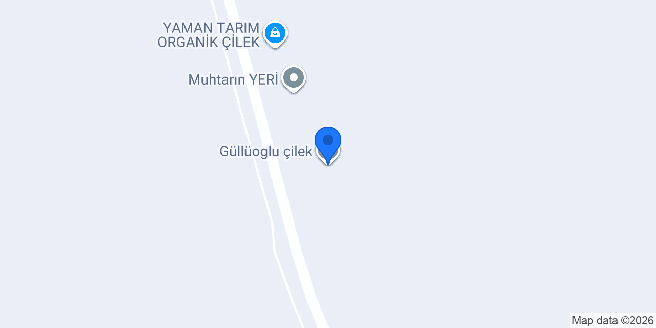 Güllüoglu çilek konumu