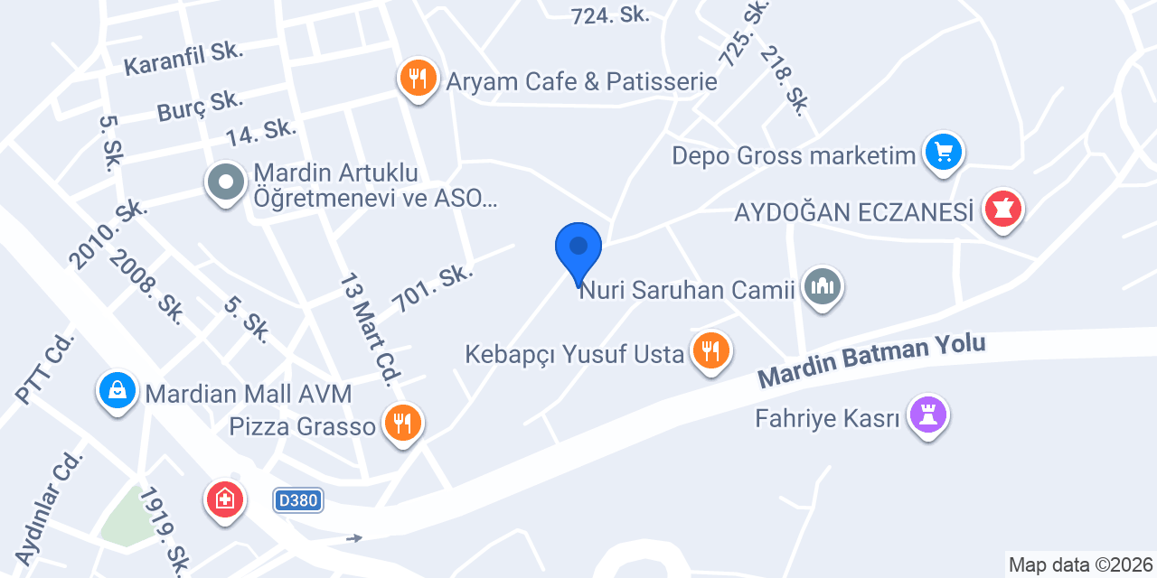 Artuklu Belediyesi park 47 konumu