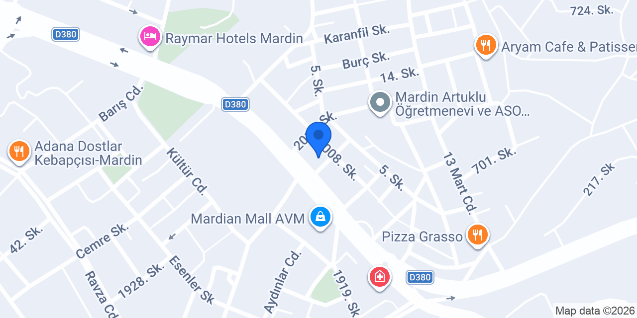 Özel Yetenek Motorlu Taşıt Sürücüleri Kursu konumu