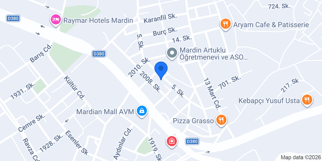 Dalçın Otomotiv konumu