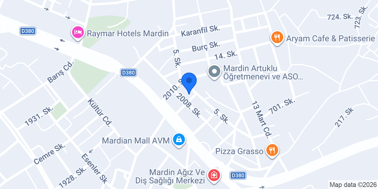 Redline Mardin konumu
