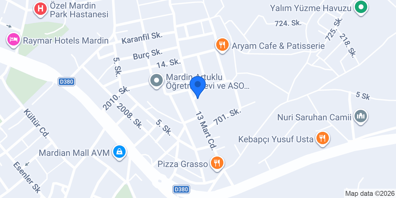 Mardin Cemre doğalgaz konumu