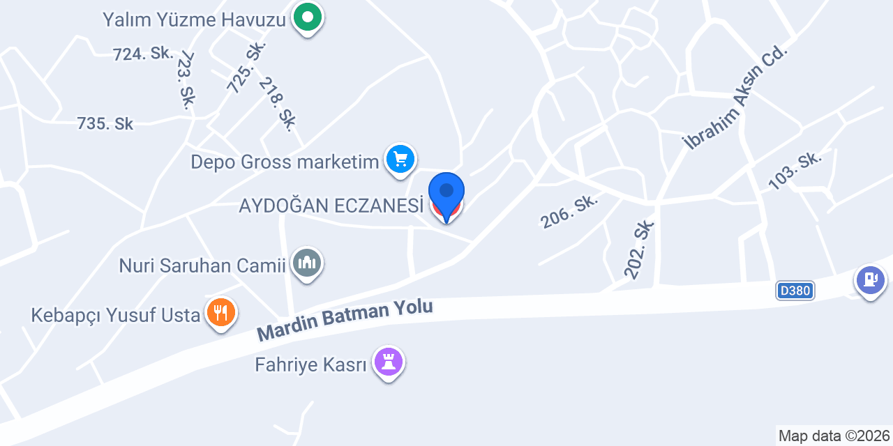 AYDOĞAN ECZANESİ konumu