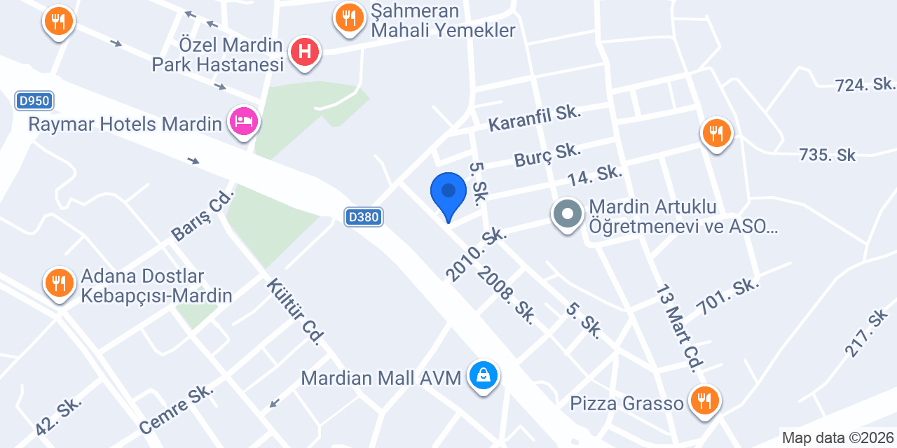 EREN EMLAK MARDİN konumu