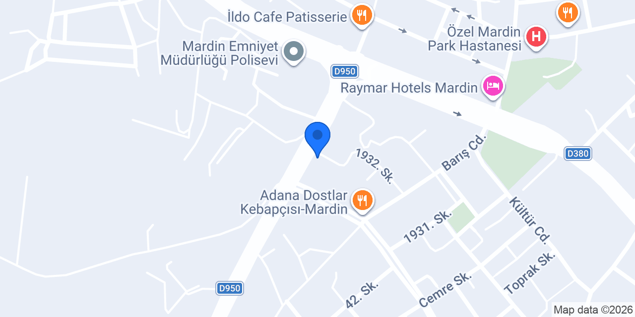 Gece Közde Döner Halim Usta Mardin konumu