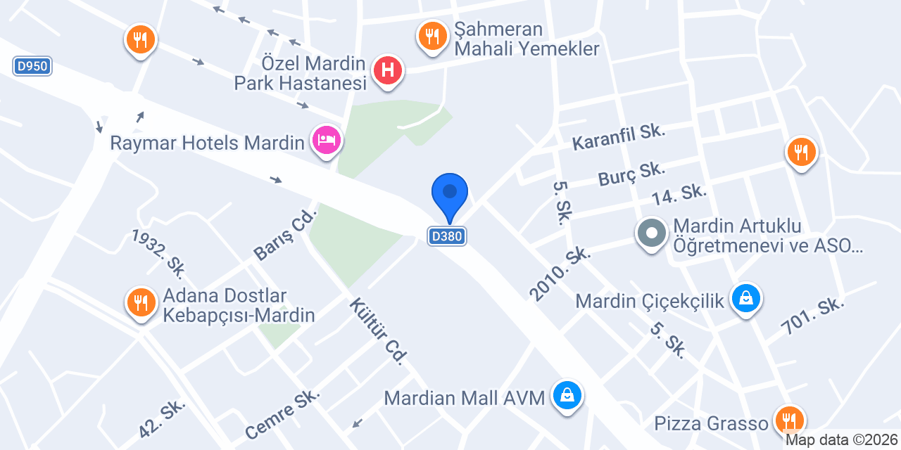 Zümrüt Turizm konumu