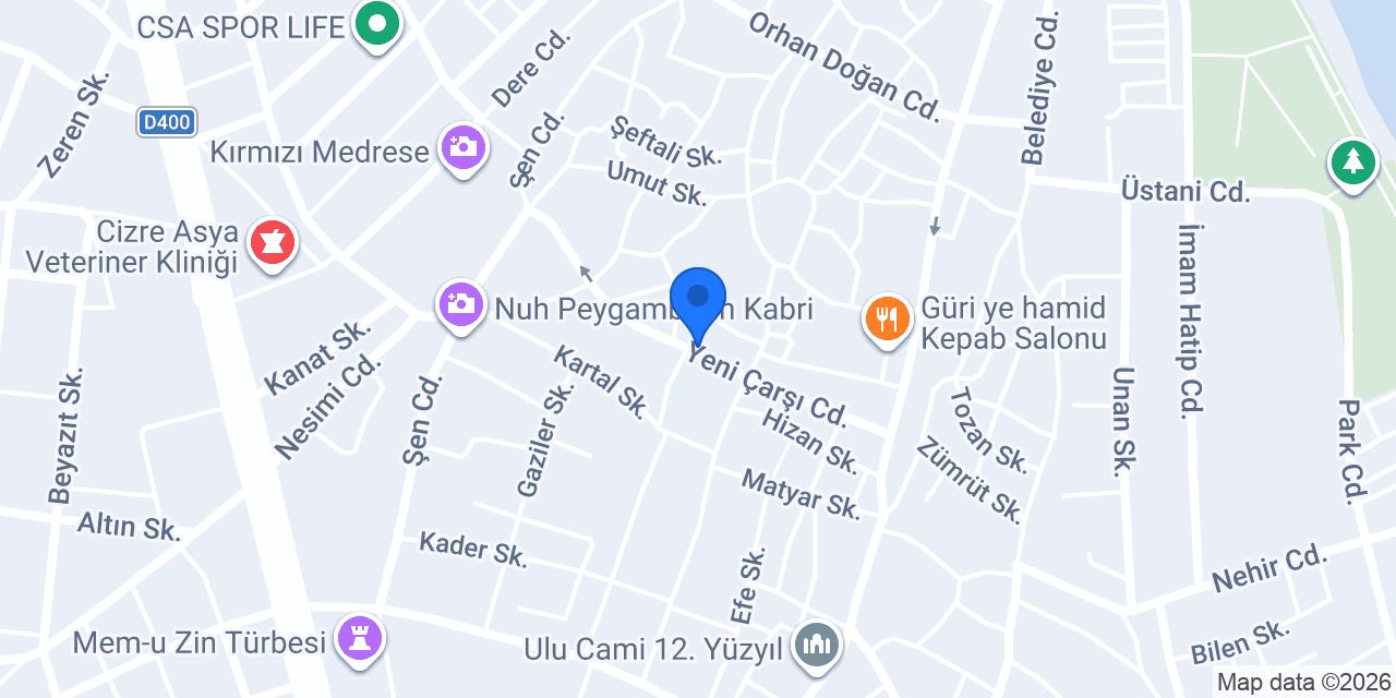 Komagene Etsiz Çiğ Köfte konumu