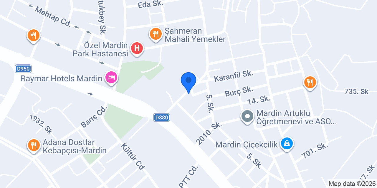 MARDİN KARDEŞLER OCAKBAŞI konumu