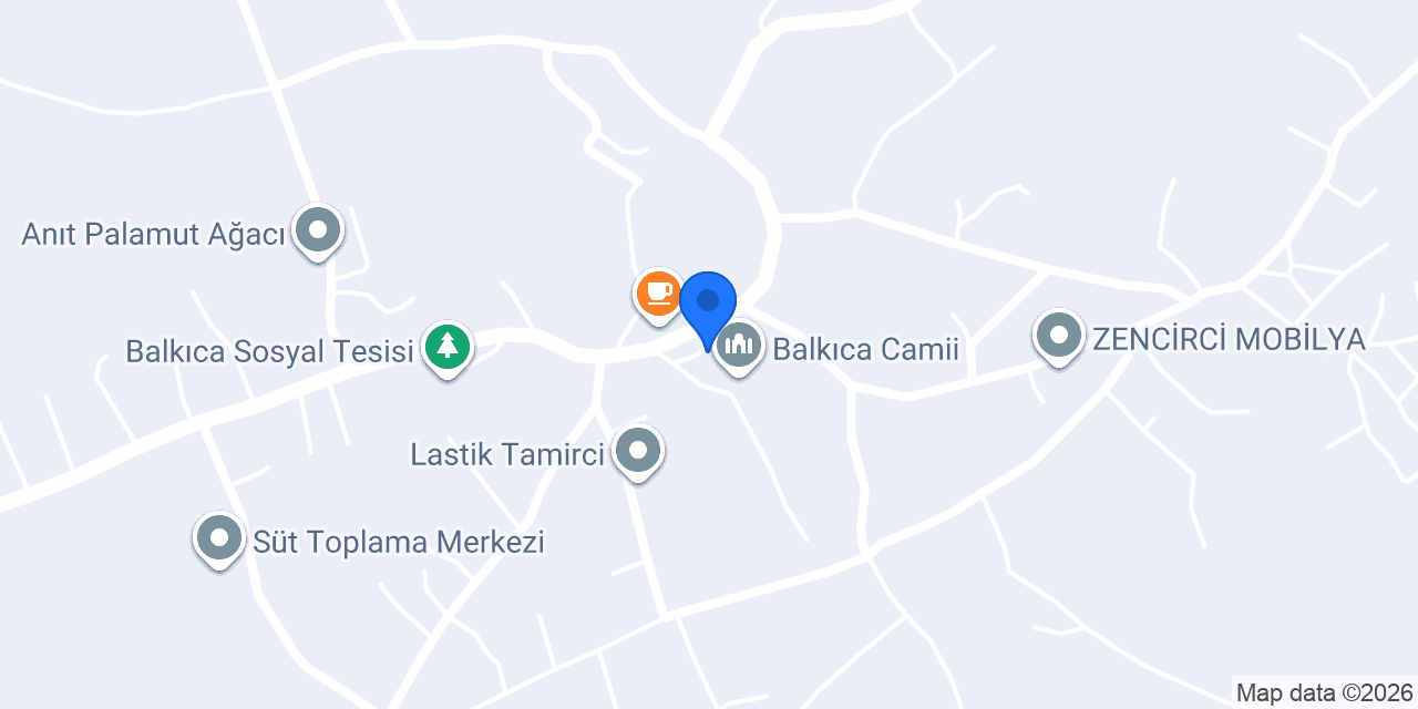 Balkıca İlköğretim Okulu konumu