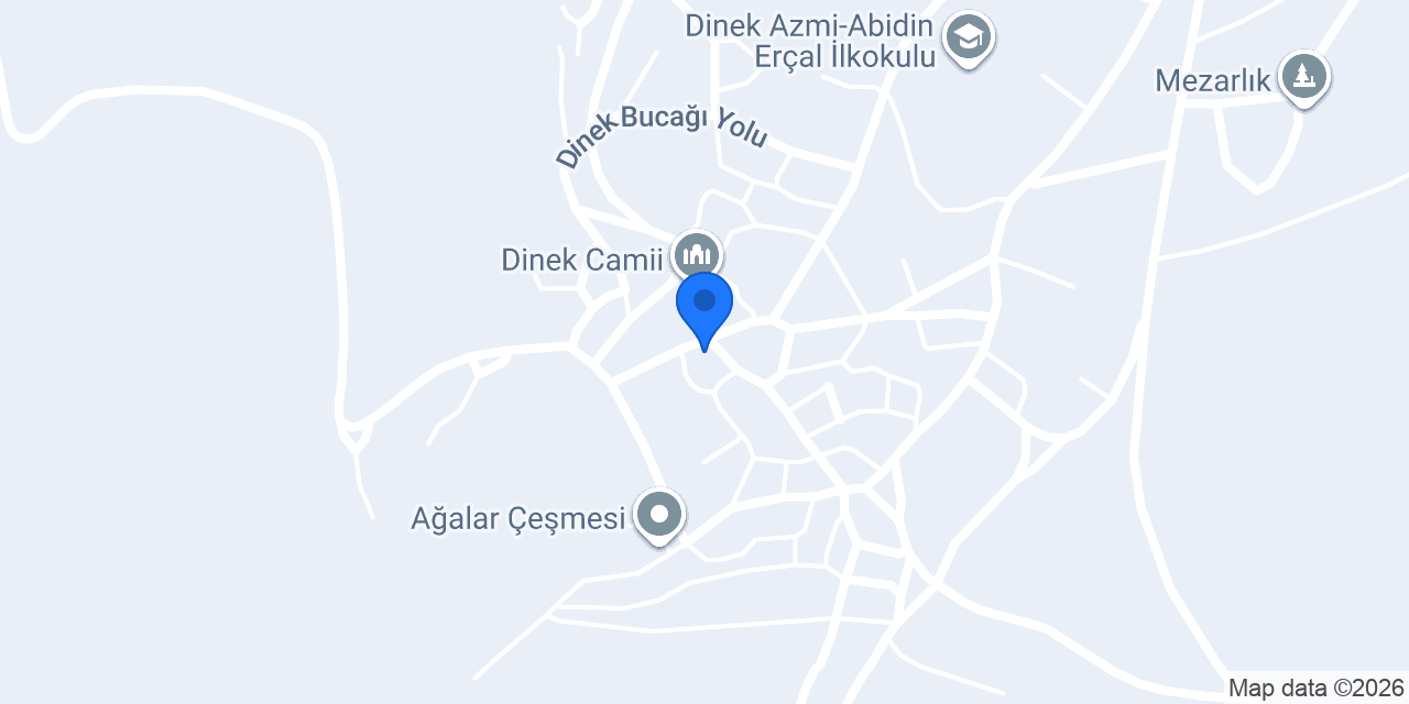 Dinek Belediyesi konumu