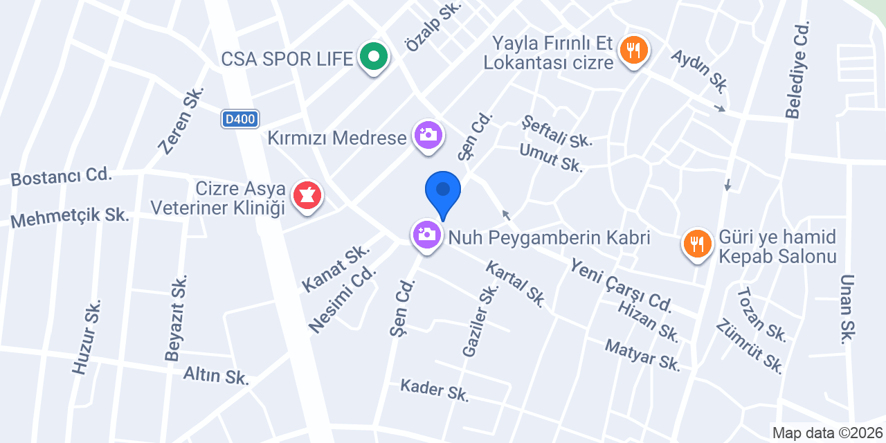 Cizre taksi yeni konumu