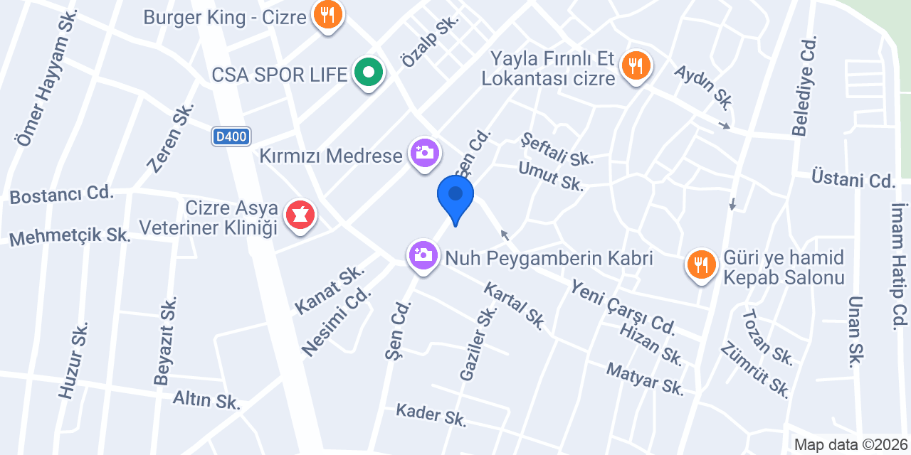 Abak Moda Evi konumu