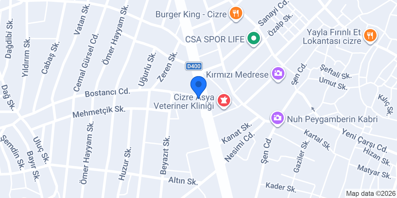 Cizre Deva Sağlık konumu