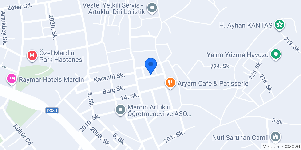 İrfan Elektrik konumu