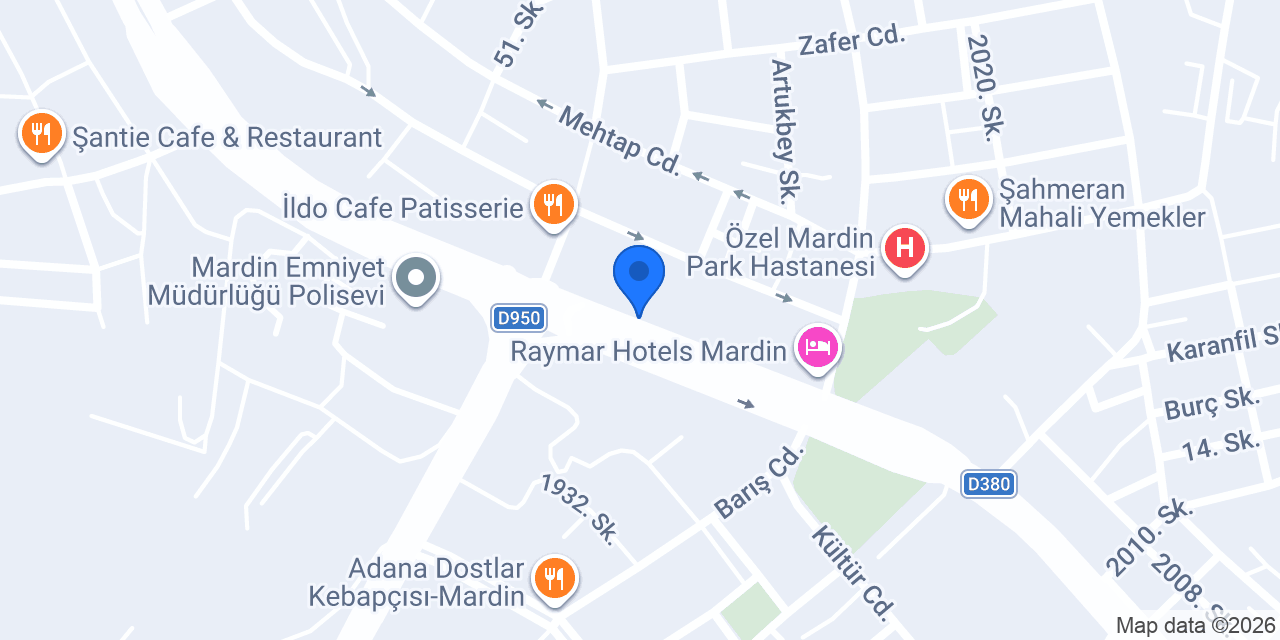 Katılımevim Mardin Şube konumu