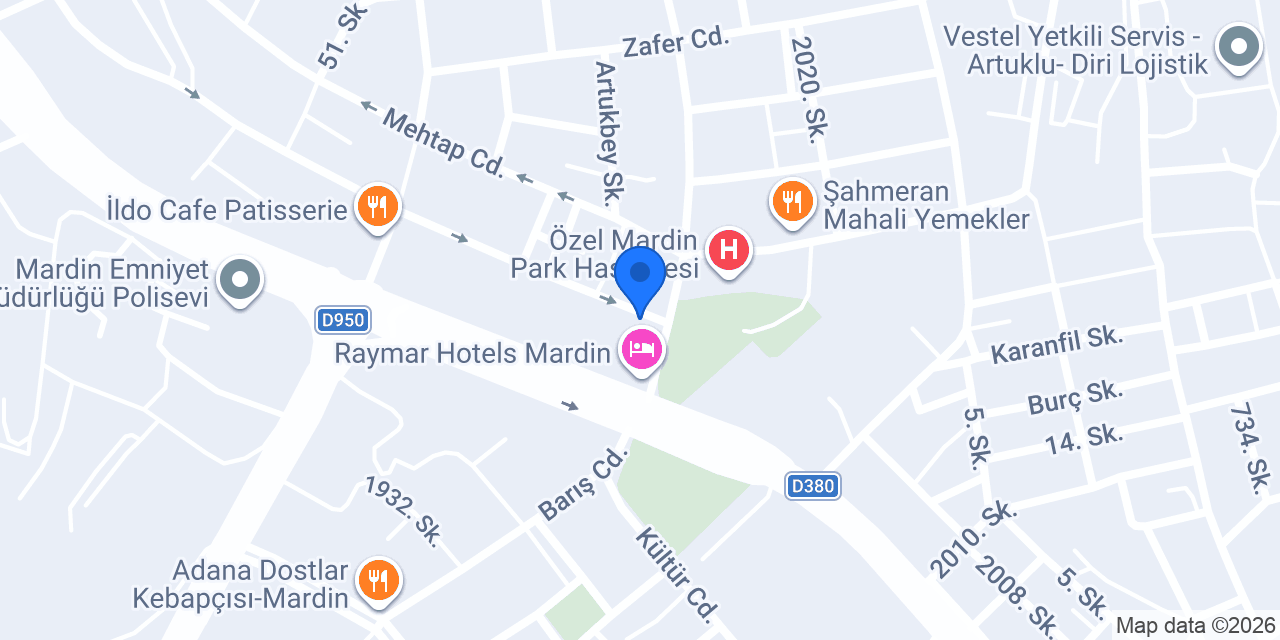 ROBİN GSM Mardin konumu