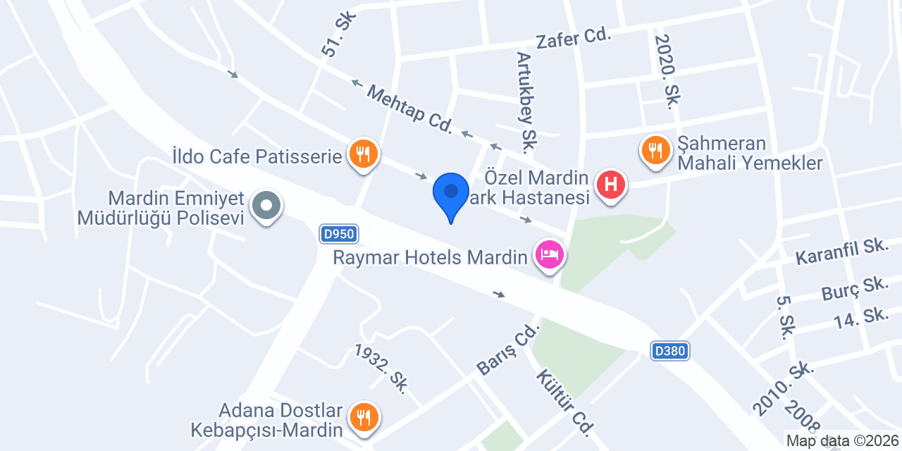 A&D Hukuk Bürosu konumu