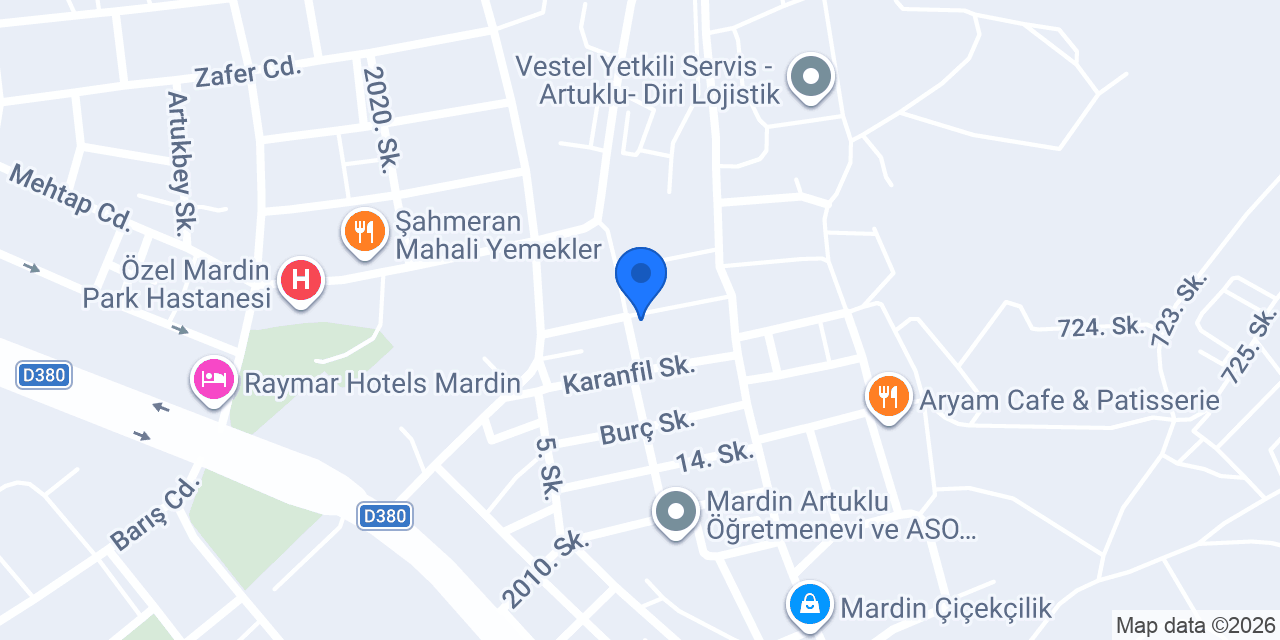 Özmen Tesisat konumu