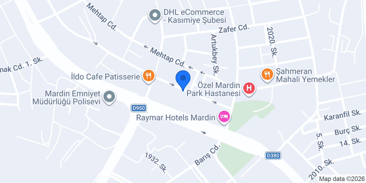 Antakya döner ve İskender salonu konumu