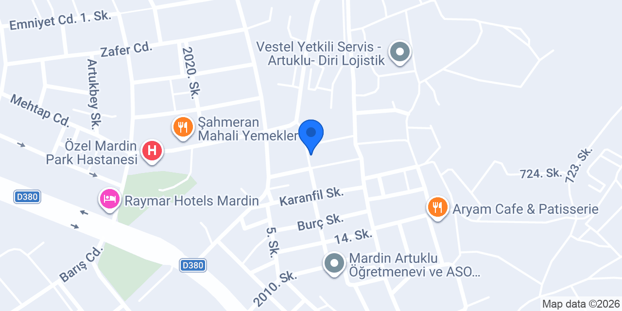 ÖZEL MARDİN LİMİT ÖZEL ÖĞRETİM KURSU konumu
