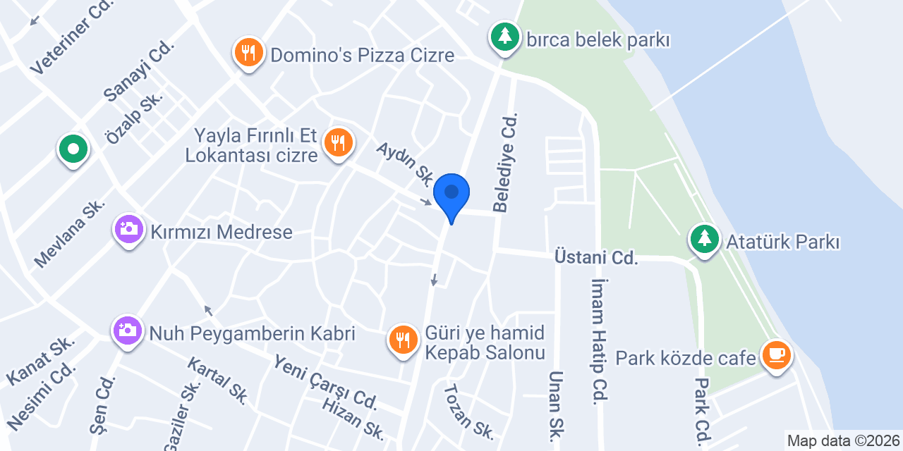CİZRE DEDEMAN TAKSİ konumu