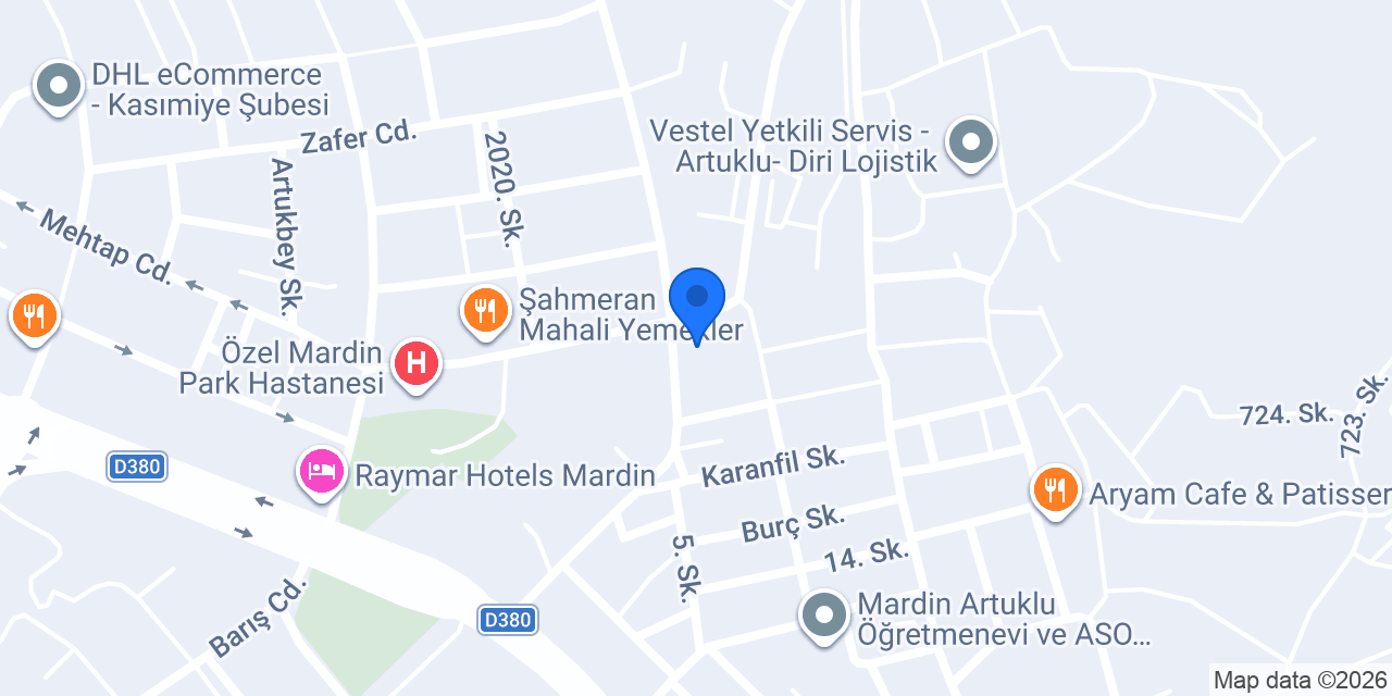 Necim DAĞ Avukatlık Bürosu konumu