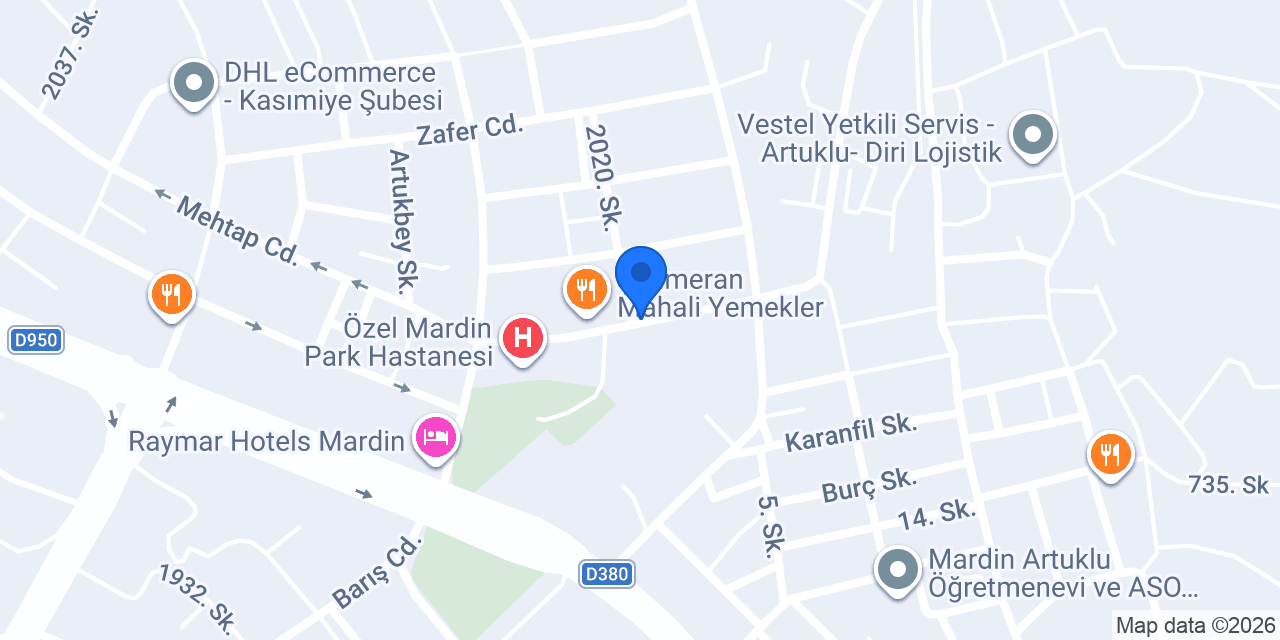 SÜMER MÜHENDİSLİK konumu