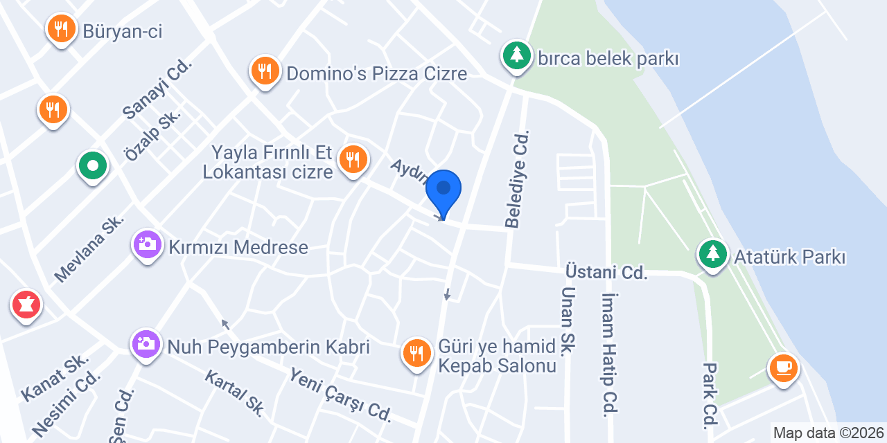 Değirmen Mobilya konumu