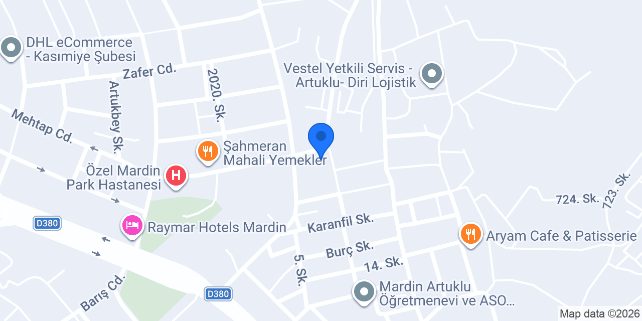 Öğrenci Kitap Kırtasiye konumu