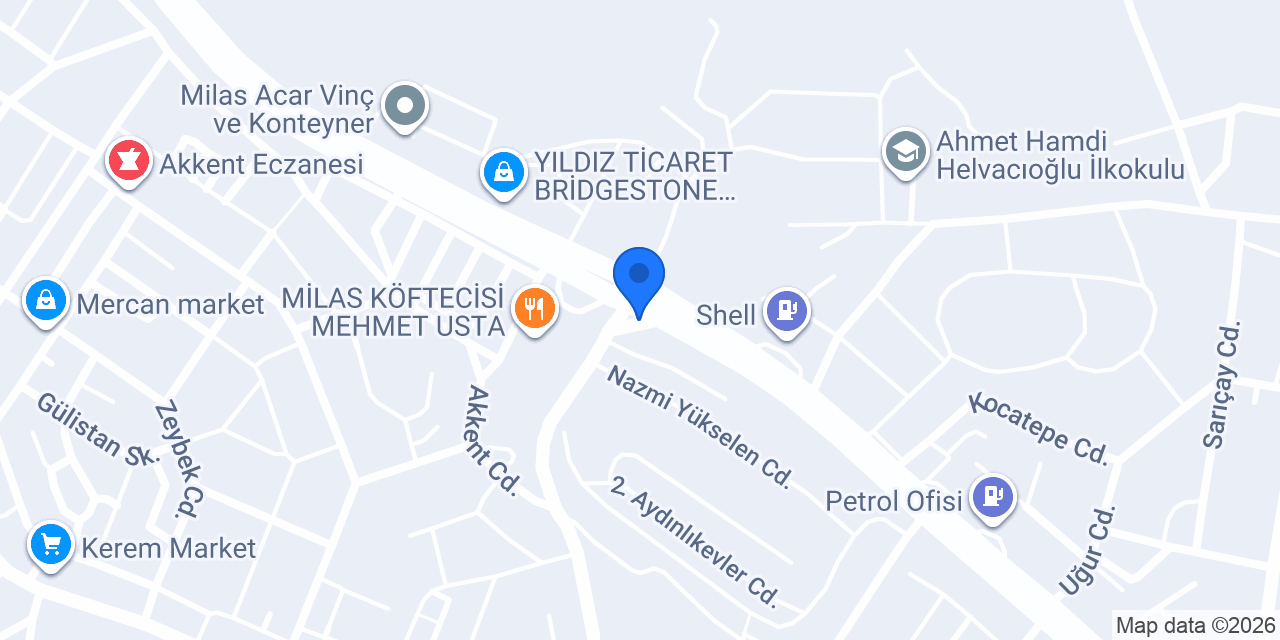 Arabam.com Oto Ekspertiz Milas konumu