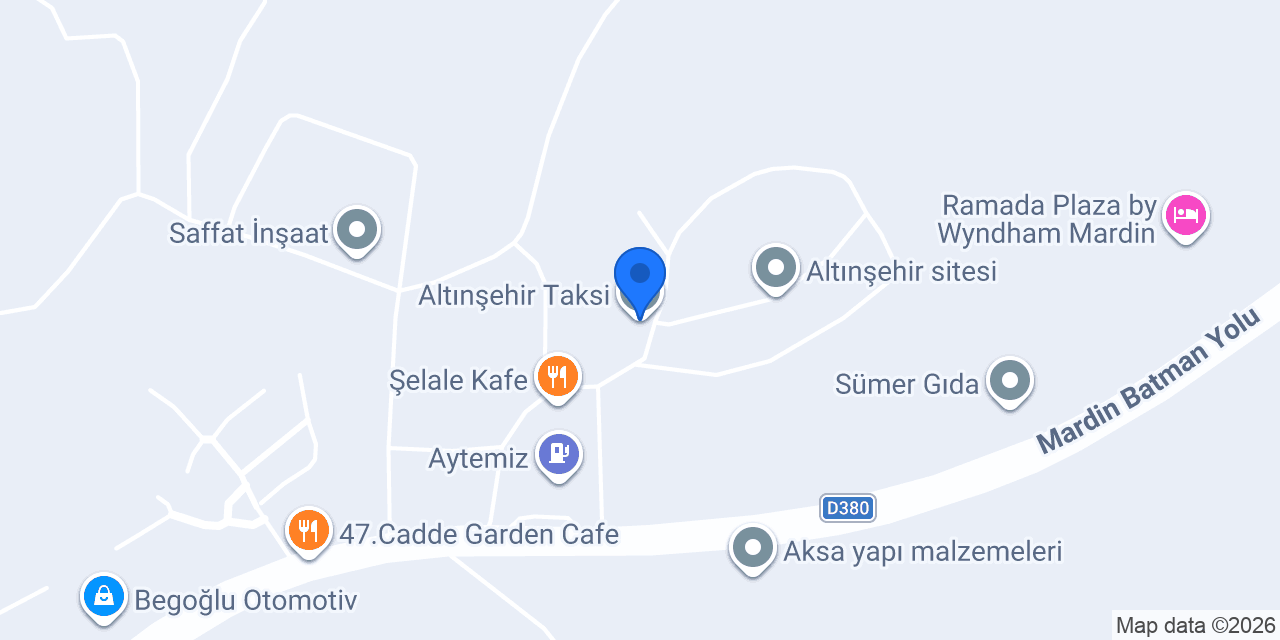 Altınşehir Taksi konumu